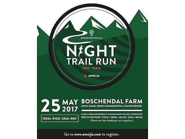Night Trail Run 2017.jpg - Boschendal Wine Estate image Night Trail Run 2017.jpg - Boschendal Wine Estate image